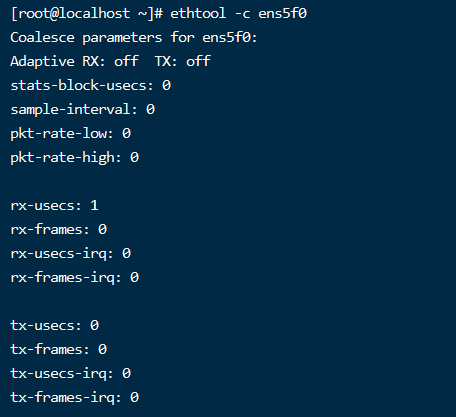 try enabling interrupt coalescing